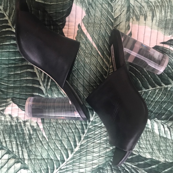 Steve Madden Clear- Heeled Sandals - Picture 2 of 3